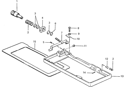 Default Diagram and Parts List for 36052 Type 1 Black and Decker Table Saw Accessories